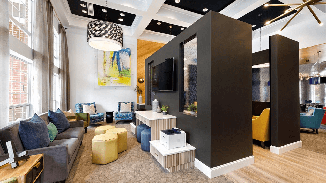 The Belmont gathering room