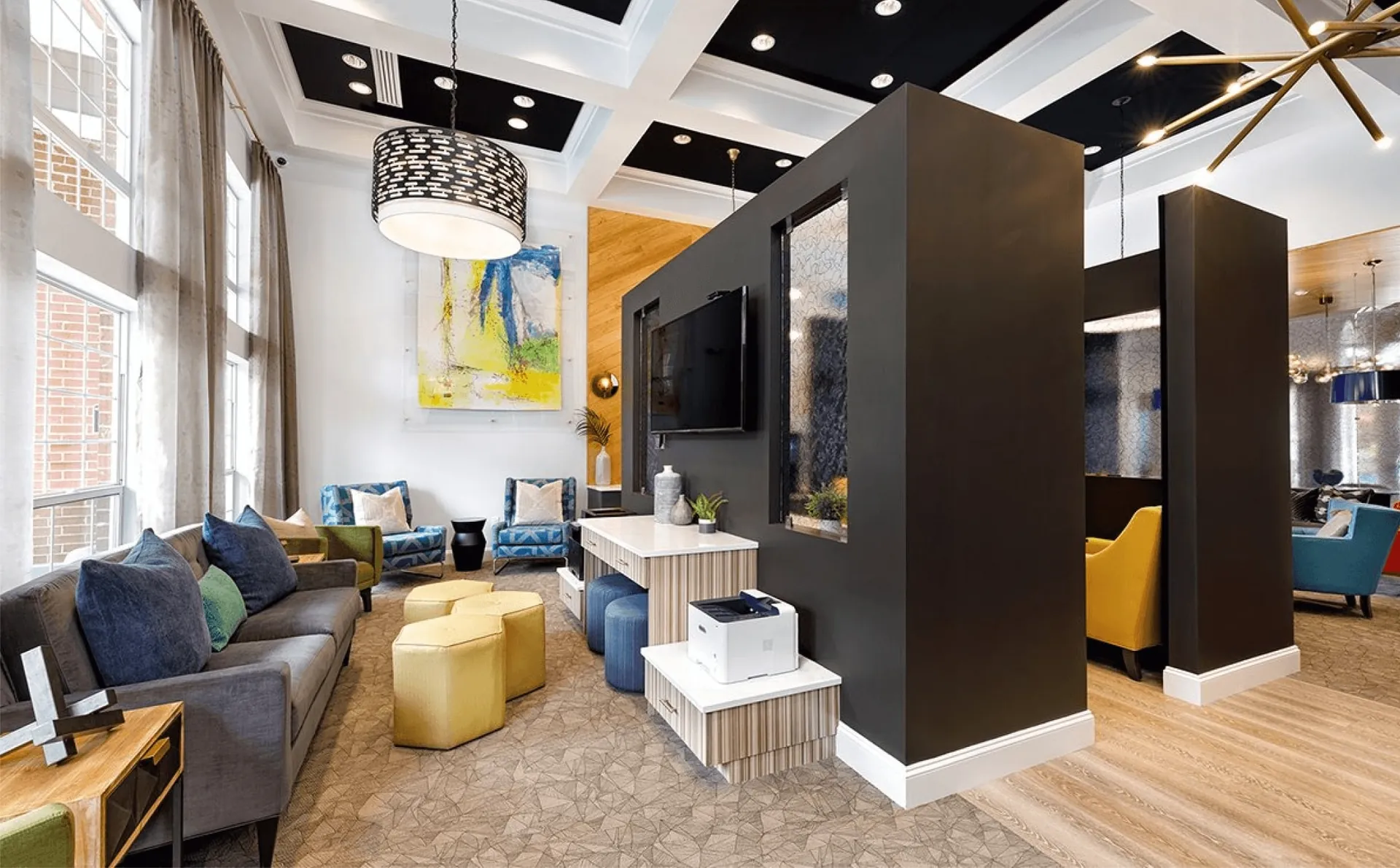 The Belmont multifamily community interior designed by McNeill Brown Interior Design